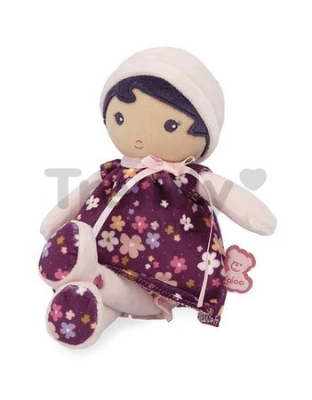 Bábika pre bábätká Violette Doll Tendresse Kaloo 25 cm vo fialových šatách z jemného textilu od 0 mes