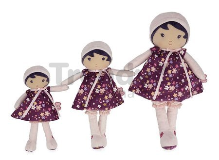Bábika pre bábätká Violette Doll Tendresse Kaloo 25 cm vo fialových šatách z jemného textilu od 0 mes