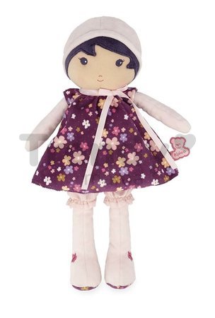 Bábika pre bábätká Violette Doll Tendresse Kaloo 32 cm vo fialových šatách z jemného textilu od 0 mes