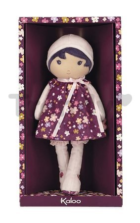 Bábika pre bábätká Violette Doll Tendresse Kaloo 32 cm vo fialových šatách z jemného textilu od 0 mes