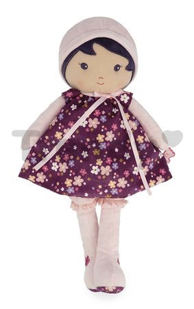 Bábika pre bábätká Violette Doll Tendresse Kaloo 40 cm vo fialových šatách z jemného textilu od 0 mes