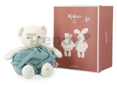 Plyšový medveď Bubble of Love Bear Green Plume Kaloo zelený 30 cm z jemného mäkkého materiálu v darčekovom balení od 0 mes