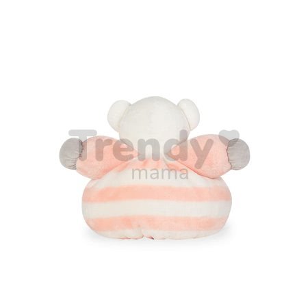 Plyšový medvedík BeBe Pastel Chubby Kaloo 25 cm pre najmenších v darčekovom balení broskyňovo-krémový od 0 mes