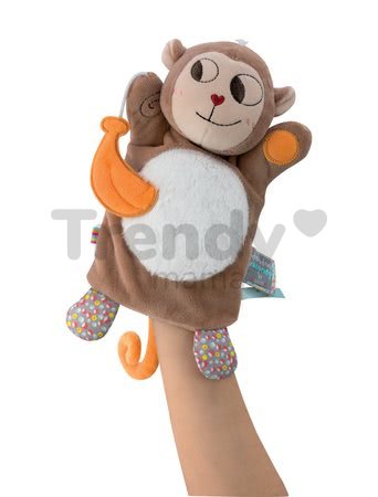 Plyšová opička bábkové divadlo Nopnop-Banana Monkey Doudou Kaloo 25 cm pre najmenších