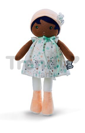 Bábika pre bábätká Manon K Tendresse Kaloo 25 cm v hviezdičkových šatách z jemného textilu v darčekovom balení od 0 mes