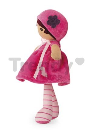 Bábika pre bábätká Emma K Tendresse Kaloo 25 cm v ružových šatách z jemného textilu v darčekovom balení od 0 mes