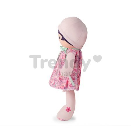 Bábika pre bábätká Fleur K Tendresse Kaloo 40 cm v kvetinkových šatách z jemného textilu v darčekovom balení od 0 mes