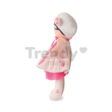 Bábika pre bábätká Perle K Tendresse Kaloo 40 cm v bielych šatách z jemného textilu v darčekovom balení od 0 mes
