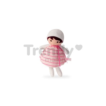 Bábika pre bábätká Rose K Tendresse Kaloo 18 cm v pásikavých šatách z jemného textilu od 0 mes