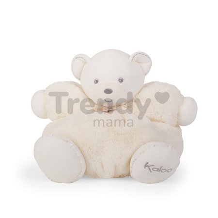 Plyšový medvedík Perle-Chubby Bear Kaloo s hrkálkou 30 cm v darčekovom balení pre najmenších krémový