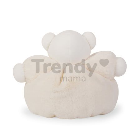 Plyšový medvedík Perle-Chubby Bear Kaloo s hrkálkou 30 cm v darčekovom balení pre najmenších krémový
