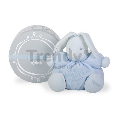 Plyšový zajačik Perle-Chubby Rabbit Kaloo 25 cm v darčekovom balení pre najmenších modrý