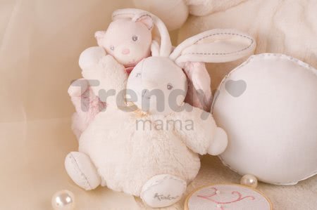 Plyšový zajačik Perle-Chubby Rabbit Kaloo 18 cm v darčekovom balení pre najmenších krémový