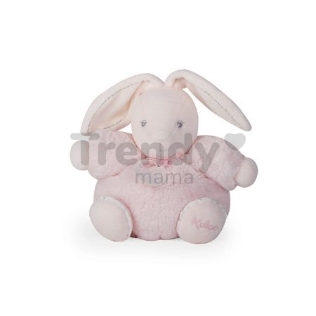 Plyšový zajačik Perle-Chubby Rabbit Kaloo 18 cm v darčekovom balení pre najmenších ružový