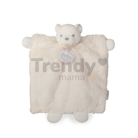 Plyšový medvedík bábkové divadlo Perle-Doudou Bear Kaloo 20 cm v darčekovom balení pre najmenších krémový
