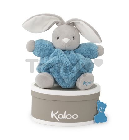 Plyšový zajačik Plume-Indigo Rabbit Kaloo 18 cm v darčekovom balení pre najmenších modrý