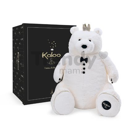 Plyšový medveď s kráľovskou korunkou Prince of Cuddles Kaloo 60 cm v darčekovej krabici od 0 mes