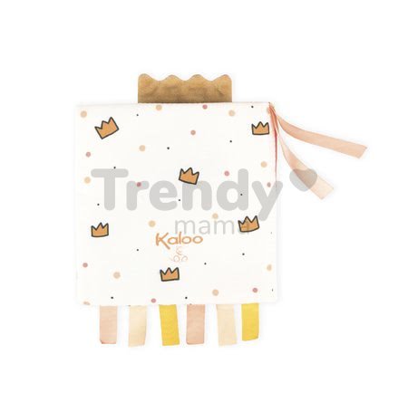 Textilná knižka líška The Angry Fox Activity Book Kaloo s krúžkom pre najmenších od 0 mes