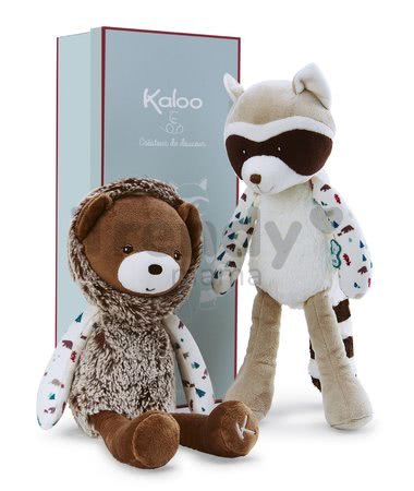 Plyšová bábika medvedík čistotný Doll Raccoon Leon Classique Filoo Kaloo 35 cm v darčekovej krabici od 0 mes