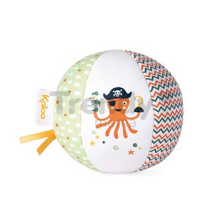 Textilná loptička do postieľky My cute ball Kaloo 10 cm 6 motívov - Zajačik, Veľryba, Sovička, Labuť, Chobotnica, Líška od 0 mes