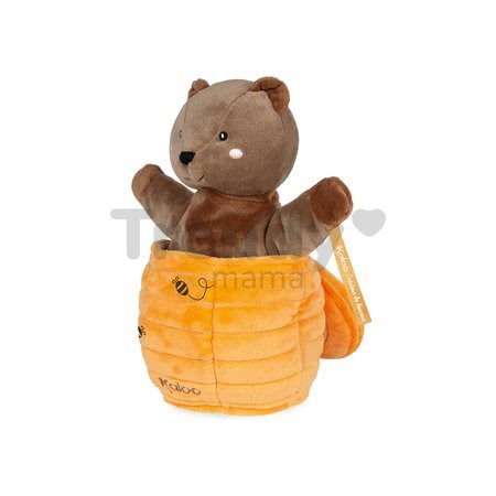 Plyšový medveď bábkové divadlo Ted Bear Kachoo Kaloo prekvapenie v úli 25 cm pre najmenších od 0 mes