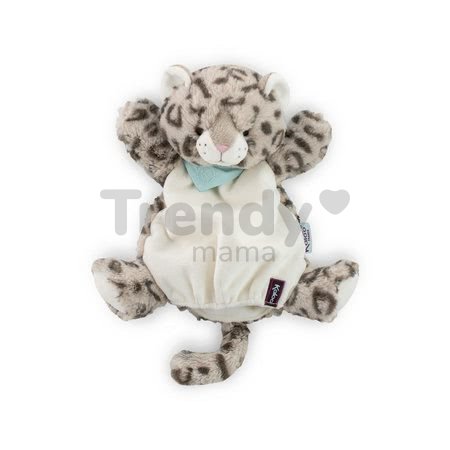 Plyšový leopard bábkové divadlo Les Amis-Leopard Doudou Kaloo 30 cm pre najmenších