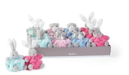Plyšový medvedík Mini Plume Doudou Kaloo 12 cm pre najmenšie deti ružový