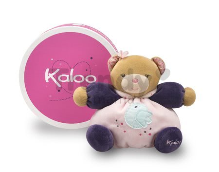 Plyšový medvedík Petite Rose-Friendly Chubby Bear Kaloo 18 cm v darčekovom balení pre najmenších ružový
