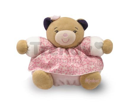 Plyšový medvedík Petite Rose-Pretty Chubby Bear Kaloo 18 cm v darčekovom balení pre najmenších ružový