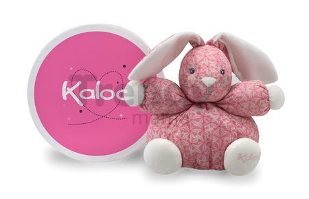 Plyšový zajačik Petite Rose-Chubby Rabbit Kaloo 18 cm v darčekovom balení pre najmenších ružový