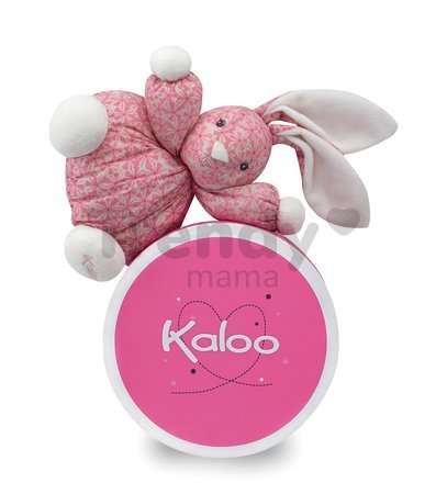 Plyšový zajačik Petite Rose-Chubby Rabbit Kaloo 18 cm v darčekovom balení pre najmenších ružový