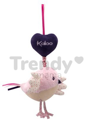 Plyšový vtáčik Petite Rose-Music Bird Kaloo spievajúci 42-52 cm pre najmenších