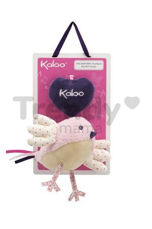 Plyšový vtáčik Petite Rose-Music Bird Kaloo spievajúci 42-52 cm pre najmenších