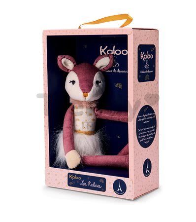 Plyšová bábika jelenček Ava Deer Les Kalines Kaloo 35 cm v darčekovej krabici od 12 mes