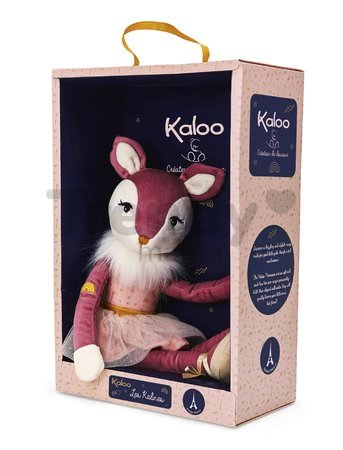 Plyšová bábika jelenček Ava Deer Les Kalines Kaloo 46 cm v darčekovej krabici od 12 mes