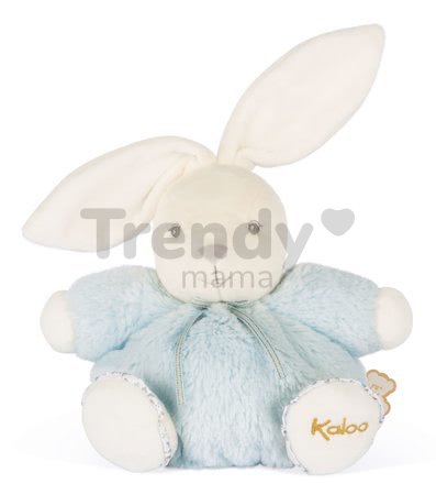 Plyšový zajačik Chubby Rabbit Perle Kaloo modrý 18 cm z mäkkého jemného materiálu od 0 mes