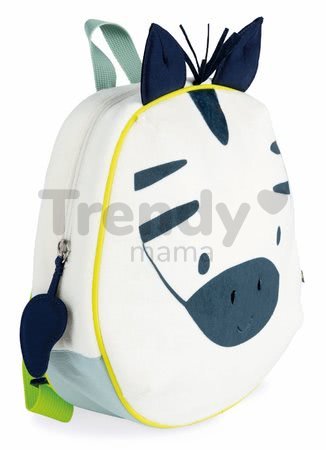 Batoh Zebra My Cuddle Backpack Home Kaloo so zipsom 26*25 cm pre deti od 2 rokov