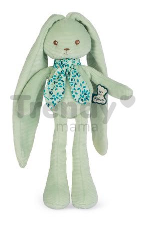 Bábika zajačik s dlhými uškami Doll Rabbit Aqua Lapinoo Kaloo zelený 25 cm z jemného materiálu v darčekovej krabičke od 0 mes
