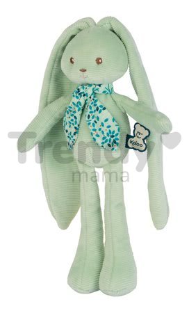 Bábika zajačik s dlhými uškami Doll Rabbit Aqua Lapinoo Kaloo zelený 25 cm z jemného materiálu v darčekovej krabičke od 0 mes