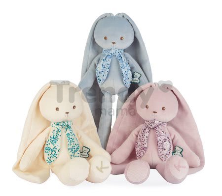 Bábika zajačik s dlhými uškami Doll Rabbit Cream Lapinoo Kaloo krémový 35 cm z jemného materiálu v darčekovej krabičke od 0 mes
