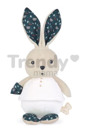Handrová bábika zajačik Nature Rabbit Doll K'doux Kaloo biely 25 cm z jemného materiálu od 0 mes