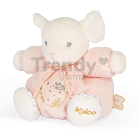 Plyšová myška Chubby Mouse Pink Perle Kaloo ružová 18 cm z mäkkého jemného materiálu od 0 mes