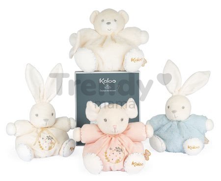 Plyšová myška Chubby Mouse Pink Perle Kaloo ružová 18 cm z mäkkého jemného materiálu od 0 mes