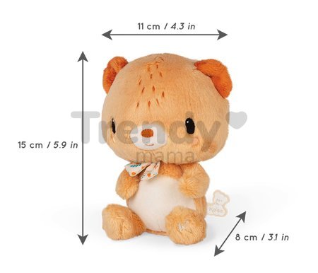 Plyšový medvedík Choo Teddy Bear Kaloo hnedý 15 cm z jemnej plyše od 0 mes