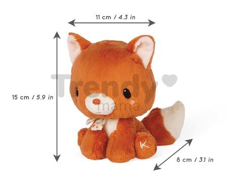 Plyšová líška Nino Fox Teddy Kaloo hrdzavá 15 cm z jemnej plyše od 0 mes