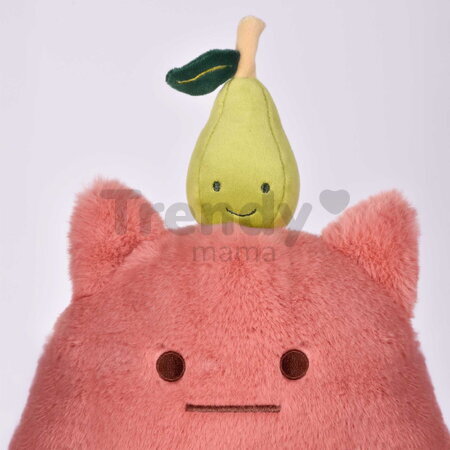 Plyšová príšerka s hruškou Britney Pear MIAM! Doudou et Compagnie ružová 60 cm od 0 mes KI4617