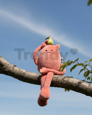 Plyšová príšerka s hruškou Britney Pear MIAM! Doudou et Compagnie ružová 60 cm od 0 mes KI4617