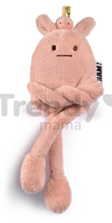 Plyšová príšerka s broskyňou Taylor Peach MIAM! Doudou et Compagnie ružová 40 cm od 0 mes KI4619