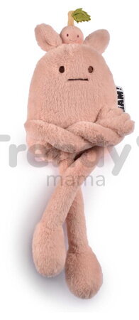 Plyšová príšerka s broskyňou Taylor Peach MIAM! Doudou et Compagnie ružová 40 cm od 0 mes KI4619