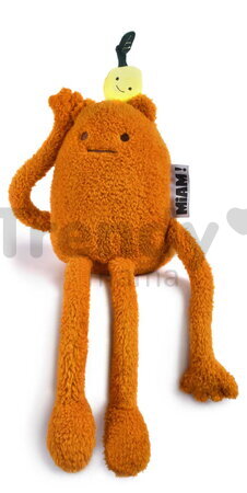 Plyšová príšerka s citrónom John Lemon MIAM! Doudou et Compagnie oranžová 40 cm od 0 mes KI4622